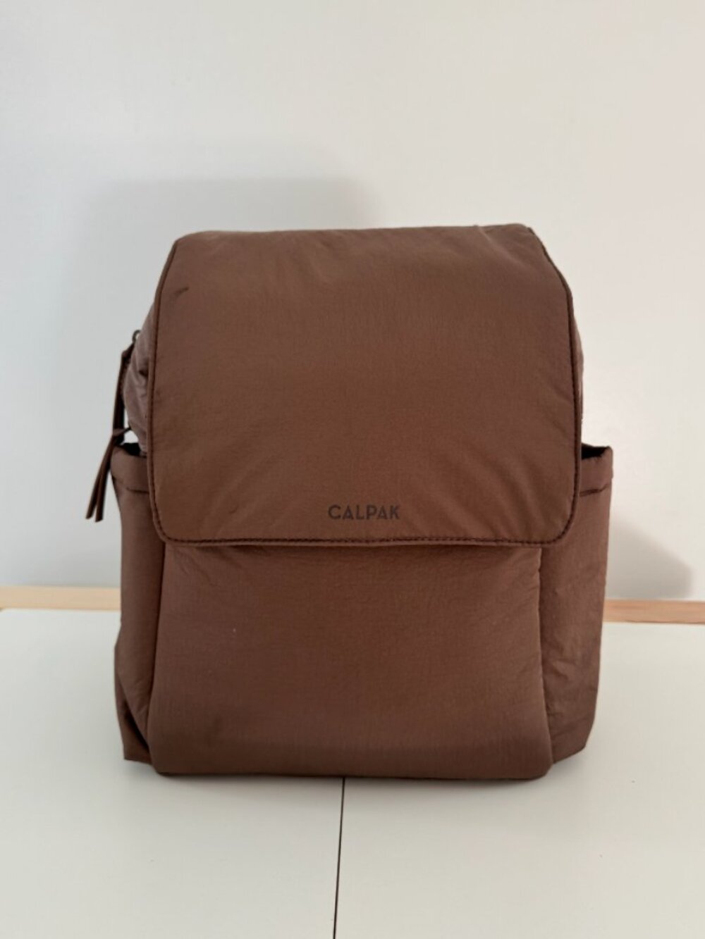 Calpak Convertible Mini Diaper Backpack in Hazelnut